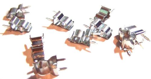 10x 5*20mm Fuse Holder Clips Glass Quick Fast Blow Fuses Holder with solder legs