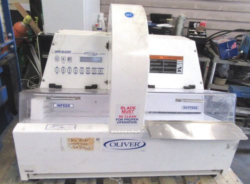 Oliver vari-slicer 2005 bread slicer commercial heavy duty for sale