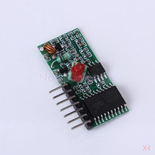 4x 5.0v dc ±0.5v 433mhz superregeneration smd decoding wireless receiver module for sale