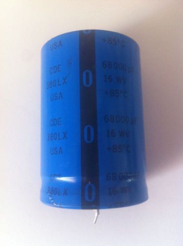 68000UF 16V 85C ELECTROLYTIC CAPACITOR SNAP MOUNT