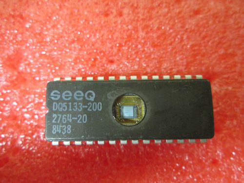 5 PSC  SEEQ  2764 -20   8K x 8bit    2764  VINTAGE EPROM   GOLD FACE