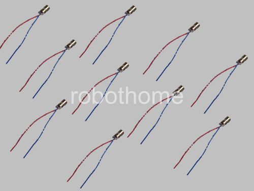 10pcs Red 650nm 6mm 3V 5mW mini Laser Dot Diode Module Head WL new