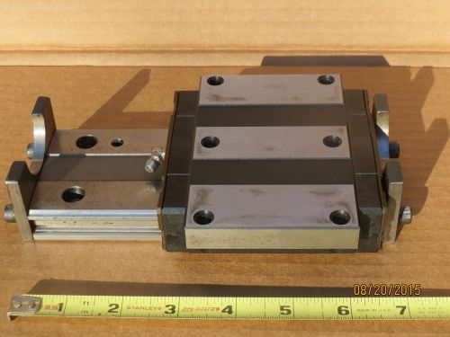 THK  Linear Ball Guide Motion Control HRW35 CASS Block w/ Rail &amp; Stops