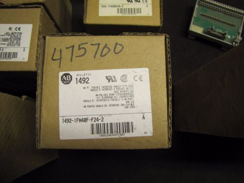 Allen Bradley 1492-IFM40-F24-2 Terminal Block 40 Point Fused Interface Module