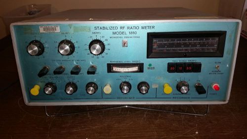 Weinschel Engineering Stabalized RF Ratio Meter MDL 1810 USAF Military 1123