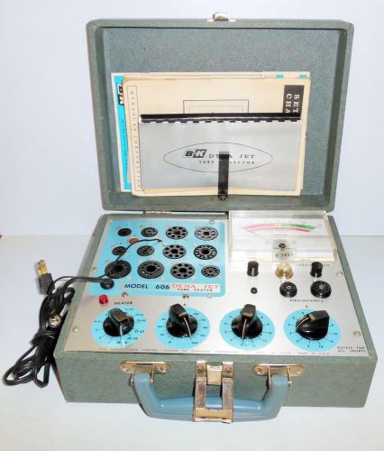 B &amp; K MODEL 606 &#034;DYNA-JET&#034; TUBE TESTER-GOOD WORKING CONDITION.