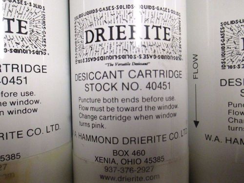 (4) DRIERITE CARTRIDGES 2LB. #40451 - 8 LBS. TOTAL - NOS