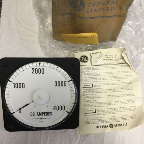 NEW GE DB16 CAT.50-121111FAUE1, 0-4000 DC PANEL METER  *NSIFB