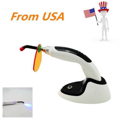 US LED 1800MW Dentist Curing Light Wireless Cordless With Whitening Accelerator