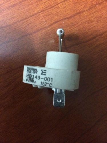 Thermal Cut-Off (limit switch) RD149-001 PRNU 152 degree C  HVAC