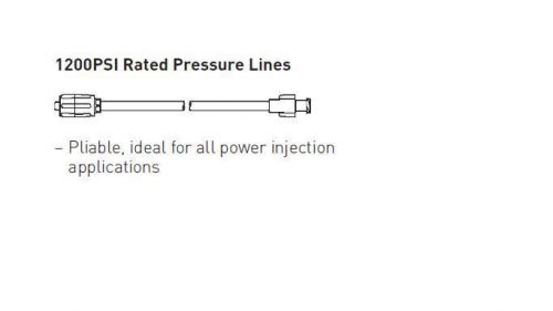 Smiths Medical MX682BR 20&#034; 1200 psi, Braided Pressure Injector Line