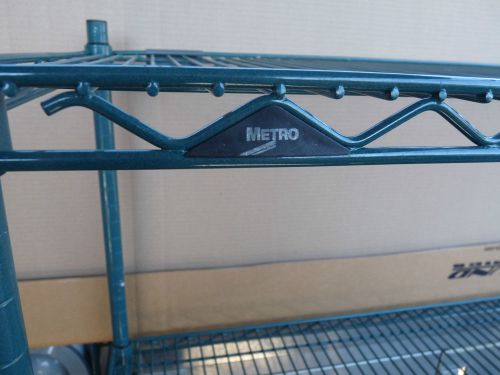 Green Epoxy Wire Shelving Unit 21&#034;x42&#034; Metro Shelf NSF  -