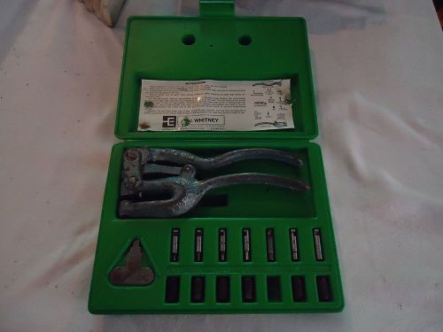 W.a whitney no.45 hole punch  set,automotive,sheetmetal,leather for sale