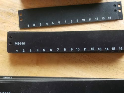 MS MARKER STRIPS SELECTION FOR 140 SERIES CINCH JONES BEAU/MOLEX