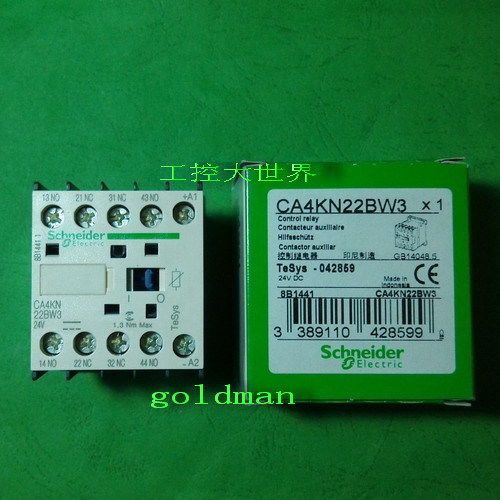 1pcs new Schneider DC contactors CA4KN22BW3 DC24V in box