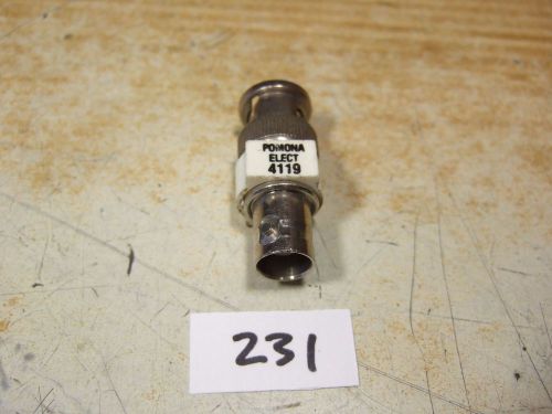 Pomona 4119 50 Ohm 2 W Pass Through Shunt - Used