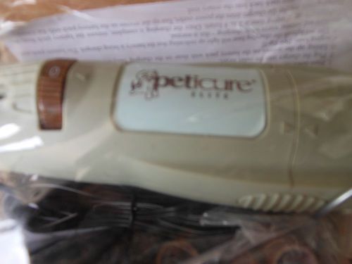 Peticure Elite Pet Nail File and Pedicure Tool Dog Cat Animal Nails Claws NEW