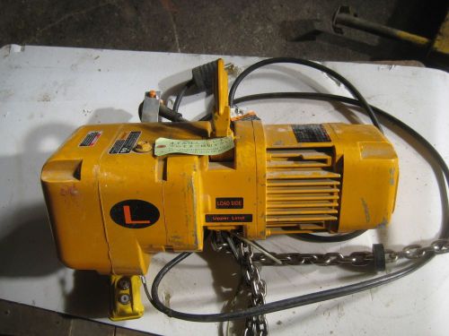 Harrington Hoist 1 Ton, 3 Phase,Size C, Duty Class H4,ERO 10L, Lift Spd.16ft min