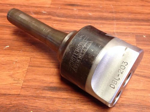 NICE CRITERION DBL-203 BORING HEAD W/ R8  SHANK