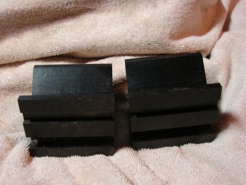 2 MACHINIST BLOCKS BROWN SHARP PRECISION TOOL DIE METAL WORKING LOT 4