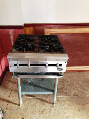 DCS  24&#034; 4 BURNER RANGE W/ STANDARD OVEN BASE NAT GAS