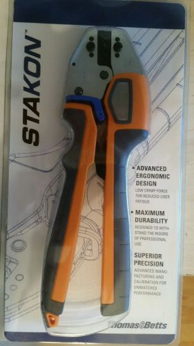 ERG4002 Sta-Kon T &amp; B Manual Ratcheting Crimper, Insulated