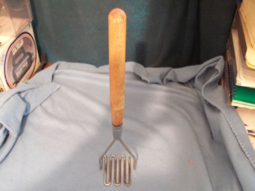 Commercial Metal Heavy Duty Potato Food Masher 18.5&#034; x 4&#034;