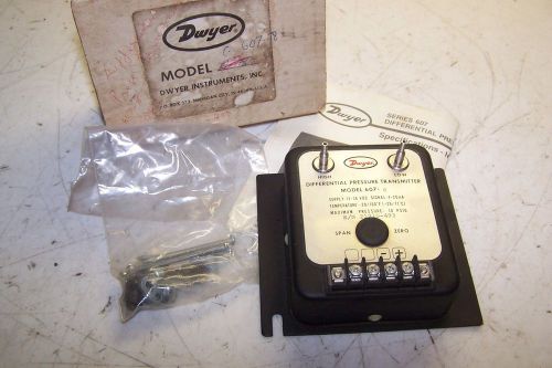 DWYER 607-8 DIFFERENTIAL PRESSURE TRANSMITTER 13-36VDC 4-20mA -20/160?F 10 PSIG