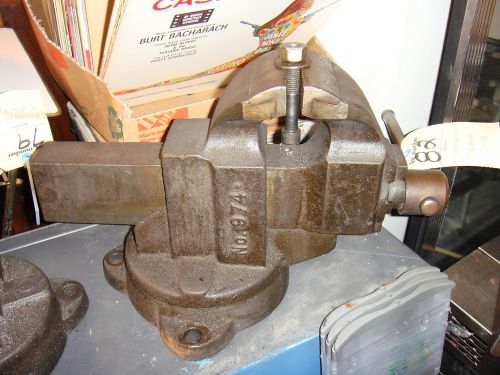 Machinists industrial 4&#034; jaw swivel vise, chas parker 974 (#82) for sale