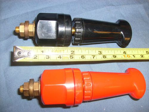 2   LARGE SUPERIOR ELECTRIC SUPERCON SOCKET PLUG 50A  125-250V