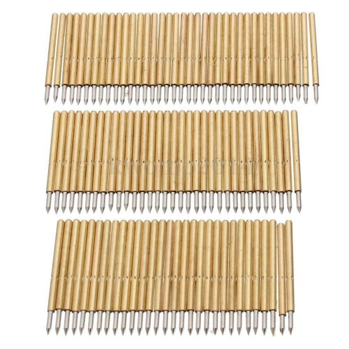 100pcs p75-b1 dia 1.02mm length 15.85mm 100g spring test probe pogo pin tool for sale