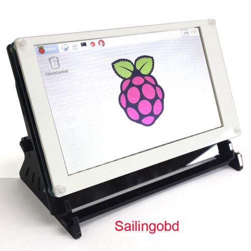 Raspberry pi 2 model b 7&#034; lcd touch screen latest 2015 with acrylic bracket for sale