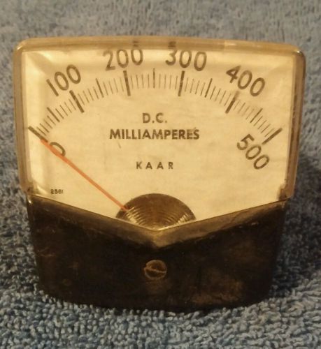 Kaar DC Milliamperes Meter