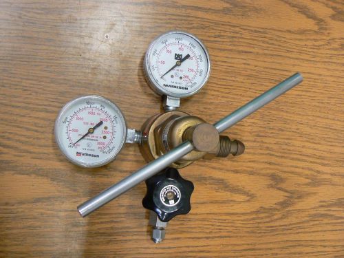 MATHESON DUAL AIR PRESSURE GAUGE REGULATOR P/N 63-3143 &amp; P/N 63-9133