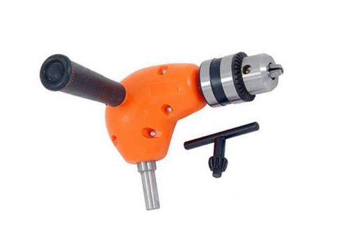 Right Angle DRILL Attachment Handle Adapter CHUCK KEY 90 degree driver