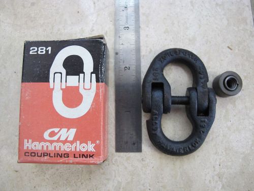 9/32&#034; #281 Hammerlok Chain Coupling Link NEW Old Stock Working Load Limit 4100lb