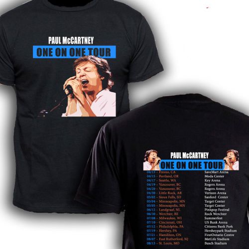 Paul mccartney one on one tour 2016 T Shirt Tee Size S M L XL 2XL 3XL 4XL 5XL