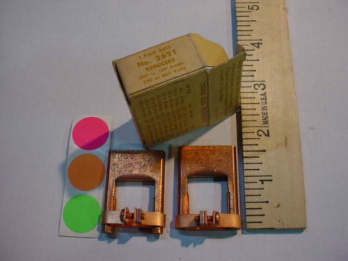 1 PR. NEW BUSSMANN BUSS 2621 FUSE REDUCER PAIR FAST SHIP.