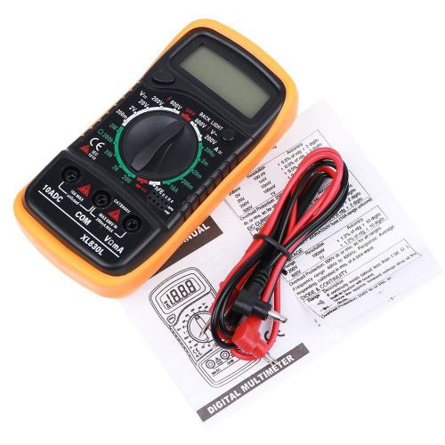 Lcd tester multimeter voltmeter ammeter ohmmeter new digital xl-830l ohm volt for sale