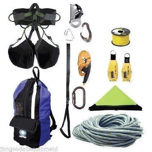 Recreational/Arborist Kit,Includes Harness,150&#039;Rope,Ascender,Decender, ect