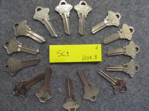 Sevistar  sc1 key blanks 15 blanks silver uncut locksmith for sale