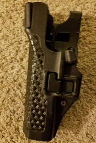 Duty Used Blackhawk Serpa Left Handed Holster Glock 17 22