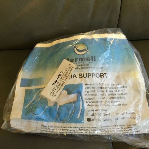 Hermell Double Hernia Support belt/ Truss Large