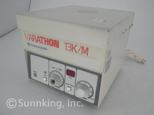 Fisher scientific marathon 13k/m centrifuge w/ hermle 220.59v 24-slot rotor for sale