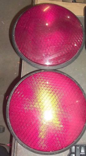 DIALIGHT 433-1210-003 RED TRAFFIC LIGHT LOT OF 2 120AC 6 V  (QQ4)