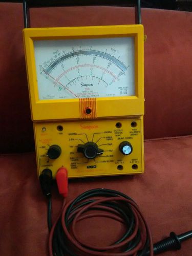 SIMPSON 260 SERIES MULTIMETER OVERLOAD multimetee.