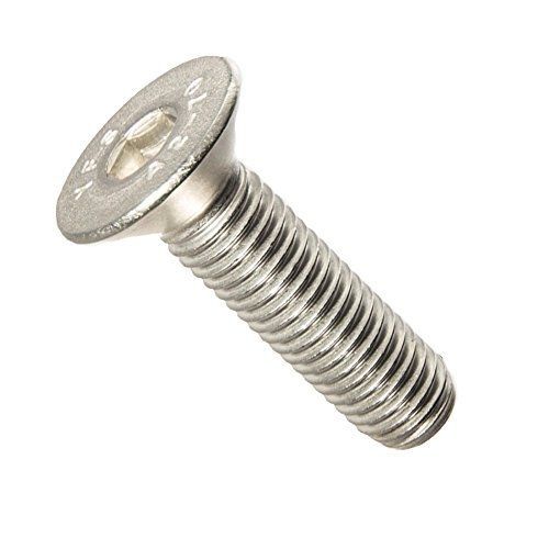 Fastenere m6-1.00 x 16mm flat head socket cap screws, allen socket drive, din for sale