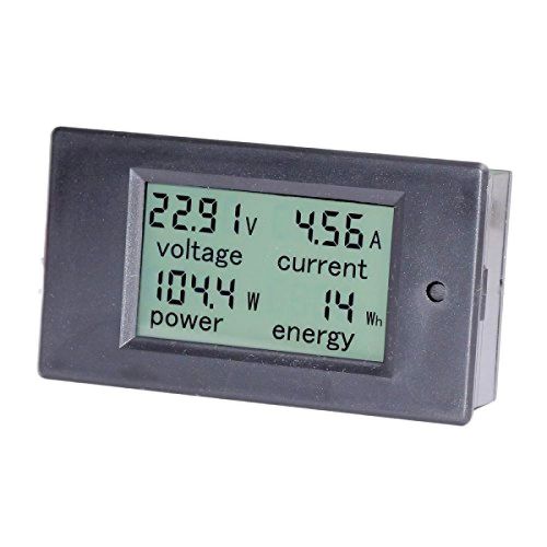 Tester DC 6.5-100V 0-20A LCD Display Digital Current Voltage Power Energy Meter