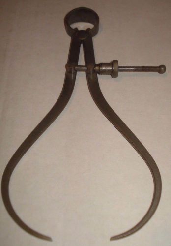 VINTAGE UNION TOOL SPRING-TYPE 6 INCH OUTSIDE CALIPER SOLID NUT AMERICAN MADE