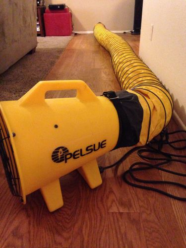 Pelsue Manhole Ventilation Kit 1325P Axial Blower, New Vent Hose, Guard, Shield